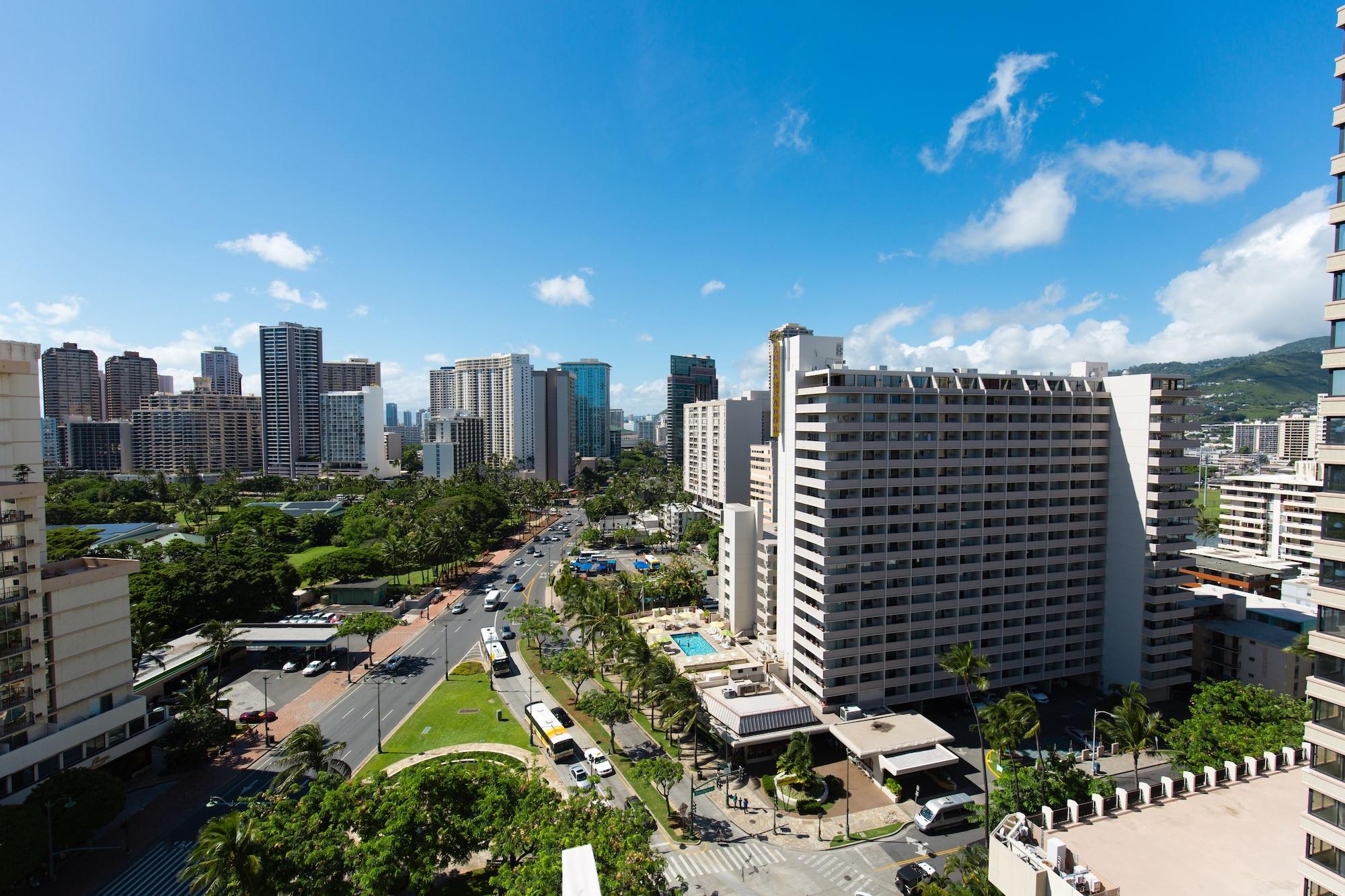 Waikiki Gateway Hotel Гонолулу Экстерьер фото