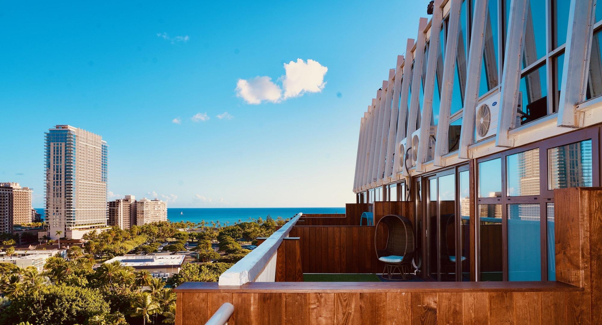 Waikiki Gateway Hotel Гонолулу Экстерьер фото